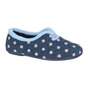 Sleepers Womens/Ladies Carol Slippers / Navy